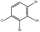 2,6 dibromo-3- chlorophenol Structure