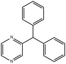 Pyrazine, 2-(diphenylmethyl)- Structure