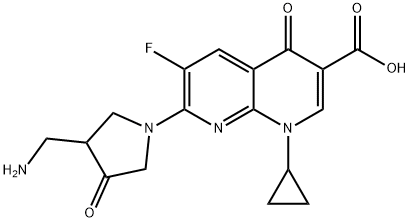 Gemifloxacin 4-Oxo Impurity Structure