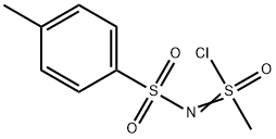 Methanesulfonimidoyl chloride, N-[(4-methylphenyl)sulfonyl]- Structure