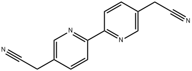 BIPY531, 2,2'-([2,2'-Bipyridine]-5,5'-diyl)diacetonitrile 구조식 이미지