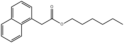 1-Naphthaleneacetic acid hexyl ester 구조식 이미지