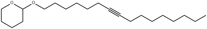 2H-Pyran, 2-(7-hexadecyn-1-yloxy)tetrahydro- Structure