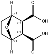 7-Oxabicyclo[2.2.1]heptane-2,3-dicarboxylic acid, (1R,2S,3R,4S)-rel- 구조식 이미지