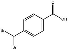 Benzoic acid, 4-(dibromomethyl)- Structure