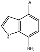 1H-Indol-7-amine, 4-bromo- Structure