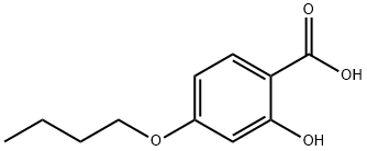 4-butoxy-2-hydroxybenzoic Acid Structure