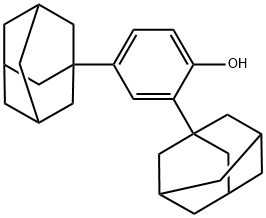 Phenol, 2,4-bis(tricyclo[3.3.1.13,7]dec-1-yl)- 구조식 이미지