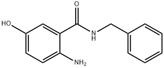 Benzamide, 2-amino-5-hydroxy-N-(phenylmethyl)- 구조식 이미지