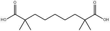 Nonanedioic acid, 2,2,8,8-tetramethyl- Structure