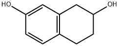1,2,3,4-tetrahydronaphthalene-2,7-diol 구조식 이미지