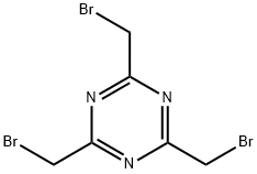 2,4,6-tris(bromomethyl)-1,3,5-triazine Structure