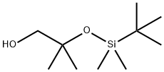 1-Propanol, 2-[[(1,1-dimethylethyl)dimethylsilyl]oxy]-2-methyl- Structure