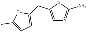 5-[(5-methyl-2-furyl)methyl]-1,3-thiazol-2-amine(SALTDATA: FREE) Structure