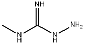 Hydrazinecarboximidamide, N-methyl- 구조식 이미지