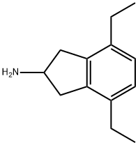 1H-Inden-2-amine, 4,7-diethyl-2,3-dihydro- 구조식 이미지