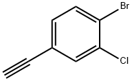 1-bromo-2-chloro-4-ethynylbenzene Structure