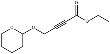 2-Butynoic acid, 4-[(tetrahydro-2H-pyran-2-yl)oxy]-, ethyl ester Structure