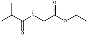 ethyl 2-(2-methylpropanamido)acetate 구조식 이미지