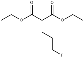 Propanedioic acid, 2-(3-fluoropropyl)-, 1,3-diethyl ester Structure