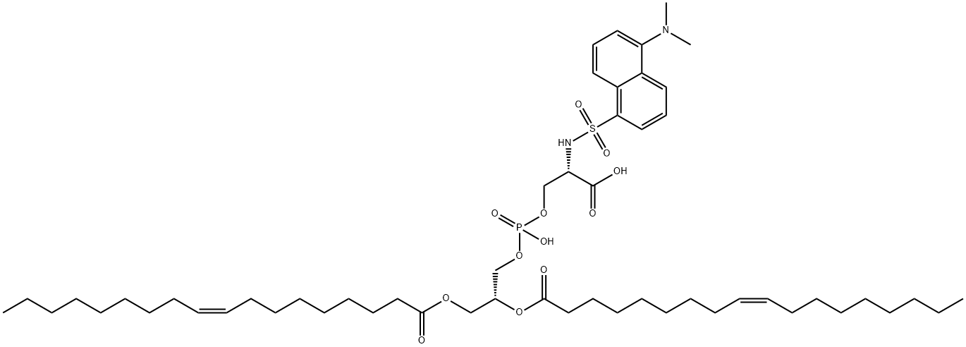 1 2-DIOLEOYL-SN-GLYCERO-3-PHOSPHO-L-SERI 구조식 이미지