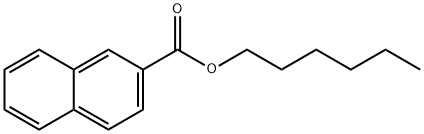 2-Naphthoic acid hexyl ester Structure