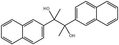 2,3-Butanediol, 2,3-di-2-naphthalenyl- Structure