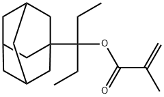 1,1-diethyl-1-adamantylmethanol methacrylate Structure