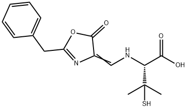 benzylpenicillenic acid Structure