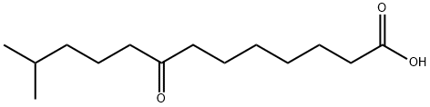 Tridecanoic acid, 12-methyl-8-oxo- Structure