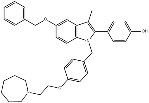 5-O-Benzylbazedoxifene 구조식 이미지