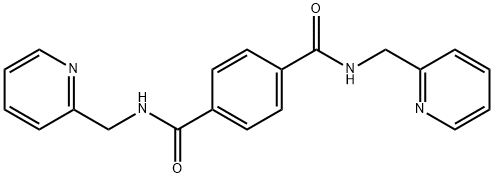 1-N,4-N-bis(pyridin-2-ylmethyl)benzene-1,4-dicarboxamide 구조식 이미지