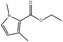 1H-Pyrrole-2-carboxylic acid, 1,3-dimethyl-, ethyl ester Structure