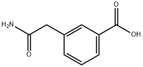 Benzoic acid, 3-(2-amino-2-oxoethyl)- 구조식 이미지