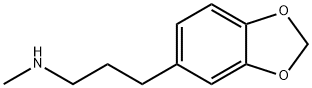 1,3-Benzodioxole-5-propanamine, N-methyl- 구조식 이미지