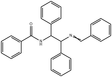 Benzamide, N-[1,2-diphenyl-2-[(phenylmethylene)amino]ethyl]- 구조식 이미지