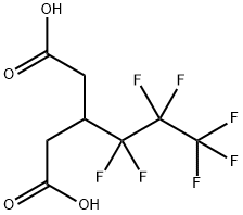 Pentanedioic acid, 3-(1,1,2,2,3,3,3-heptafluoropropyl)- 구조식 이미지