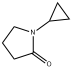 2-Pyrrolidinone, 1-cyclopropyl- Structure