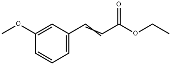 2-Propenoic acid, 3-(3-methoxyphenyl)-, ethyl ester 구조식 이미지