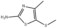 4-methyl-5-(methylsulfanyl)-1,3-thiazol-2-amine Structure