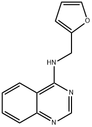 N-(furan-2-ylmethyl)quinazolin-4-amine 구조식 이미지