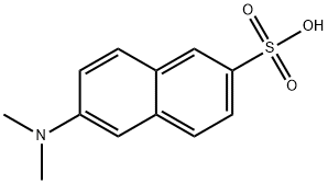 2-Naphthalenesulfonic acid, 6-(dimethylamino)- 구조식 이미지