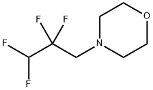 Morpholine, 4-(2,2,3,3-tetrafluoropropyl)- Structure