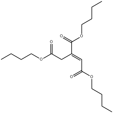 1-Propene-1,2,3-tricarboxylic acid, 1,2,3-tributyl ester, (1E)- Structure