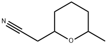 2-(6-methyloxan-2-yl)acetonitrile 구조식 이미지