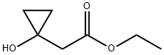 Cyclopropaneacetic acid, 1-hydroxy-, ethyl ester 구조식 이미지