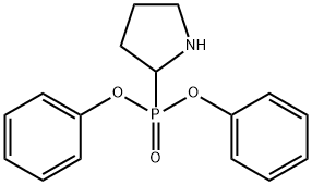 Phosphonic acid, P-2-pyrrolidinyl-, diphenyl ester Structure