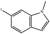 1H-Indole, 6-iodo-1-methyl- 구조식 이미지