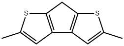 7H-Cyclopenta[1,2-b:4,3-b']dithiophene, 2,5-dimethyl- Structure