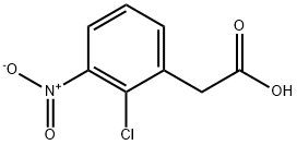 Benzeneacetic acid, 2-chloro-3-nitro- Structure